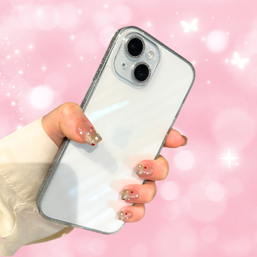 Glitter Bloom Cloud Case