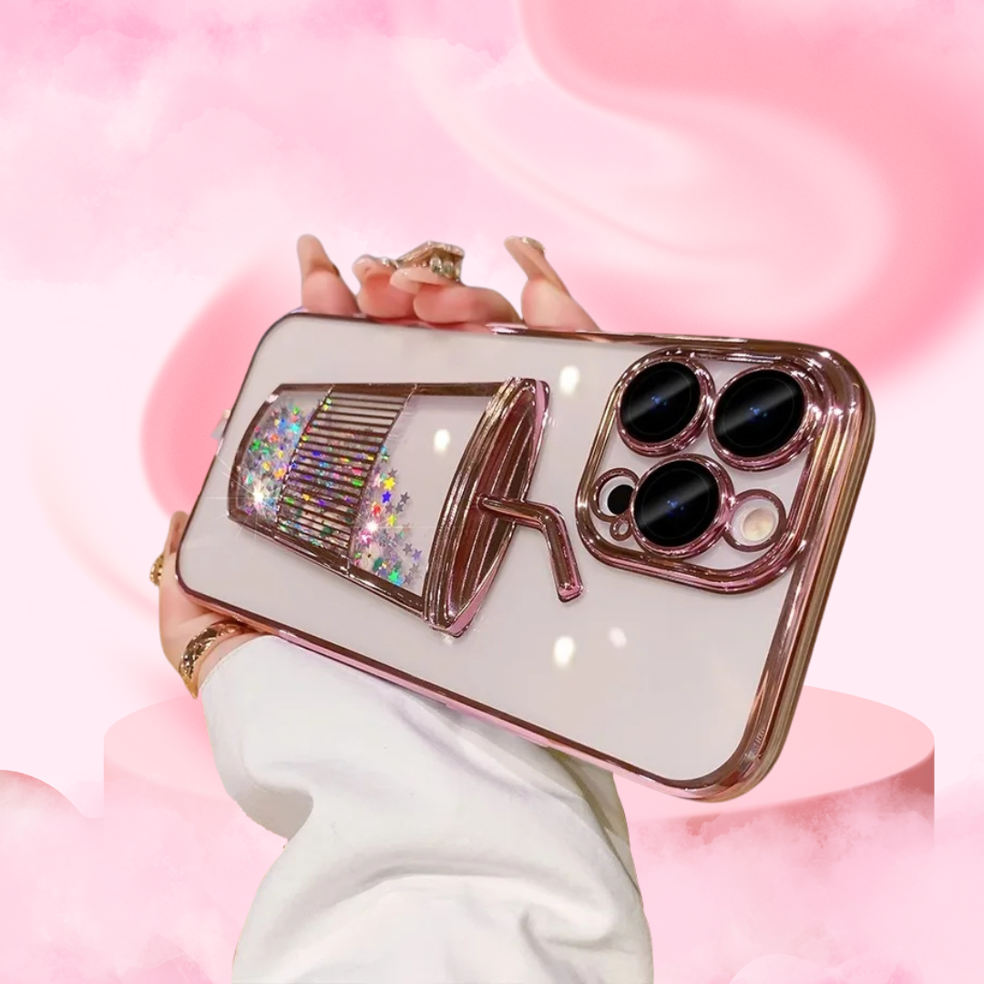 Glitter Cup Cloud Case