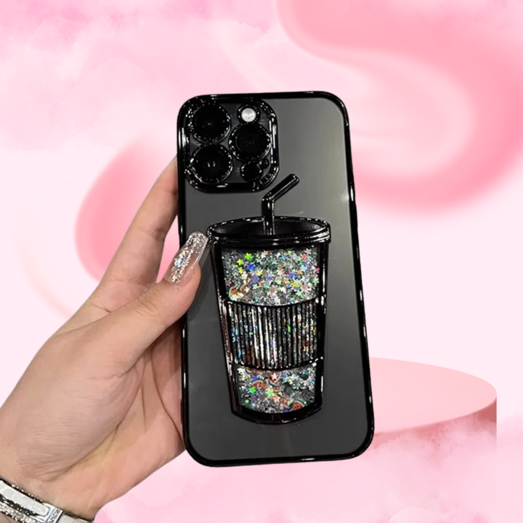 Glitter Cup Cloud Case