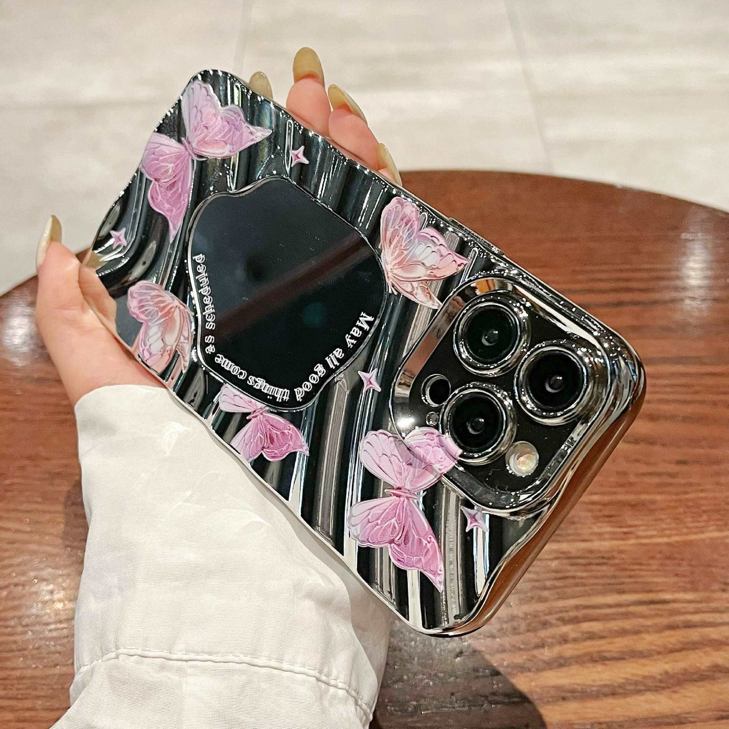 Butterfly Mirror Cloud Case